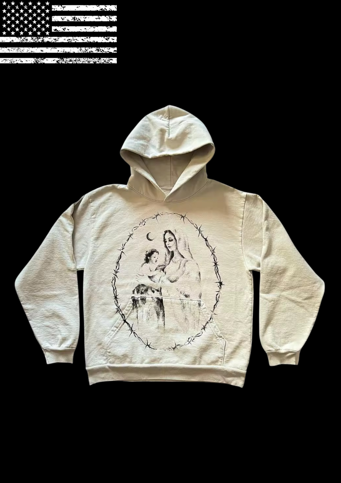 VIRGIN MARY’ HOODIE 𖦏