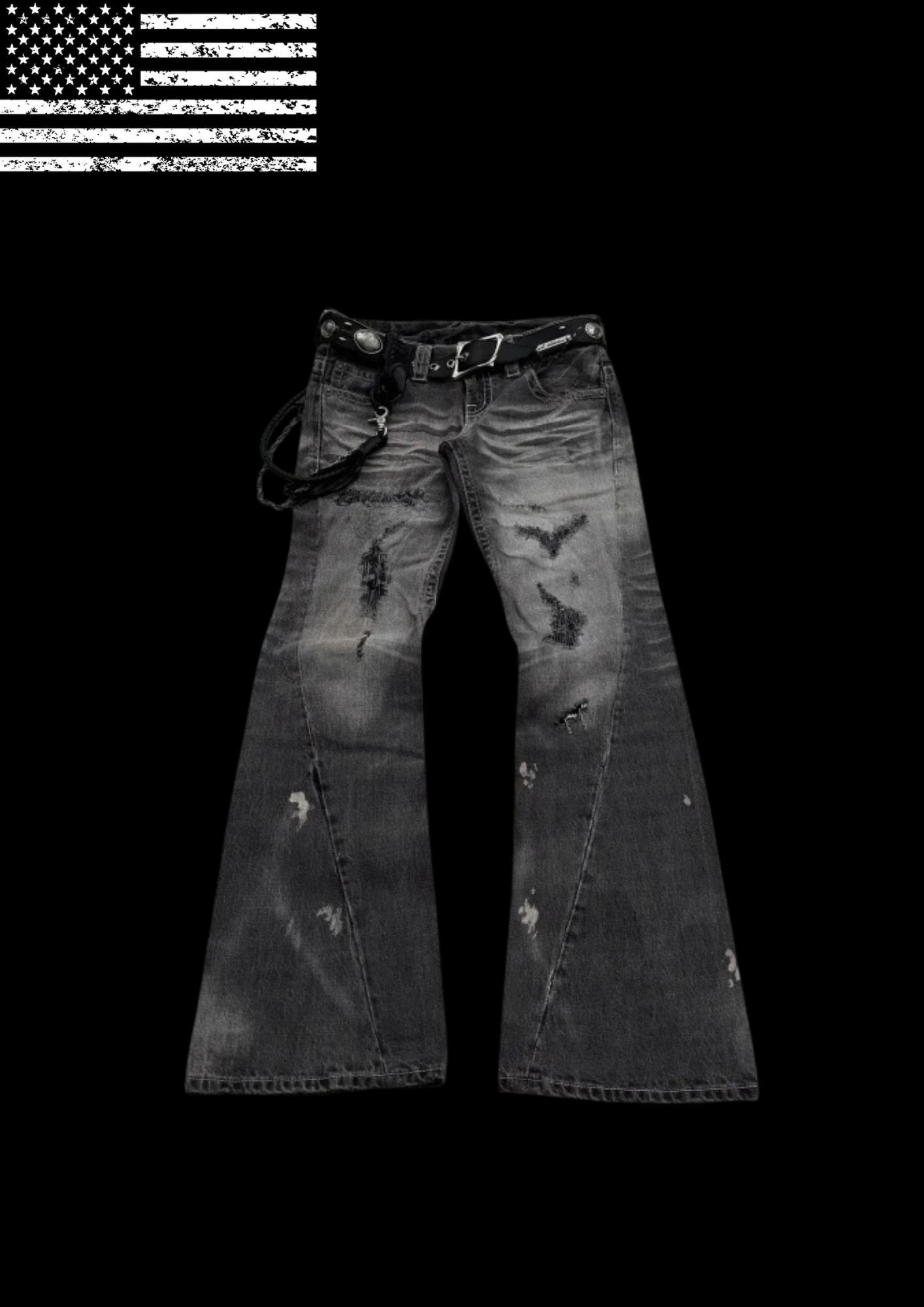 VXMPIRE’ FLARED JEANS 𖦏