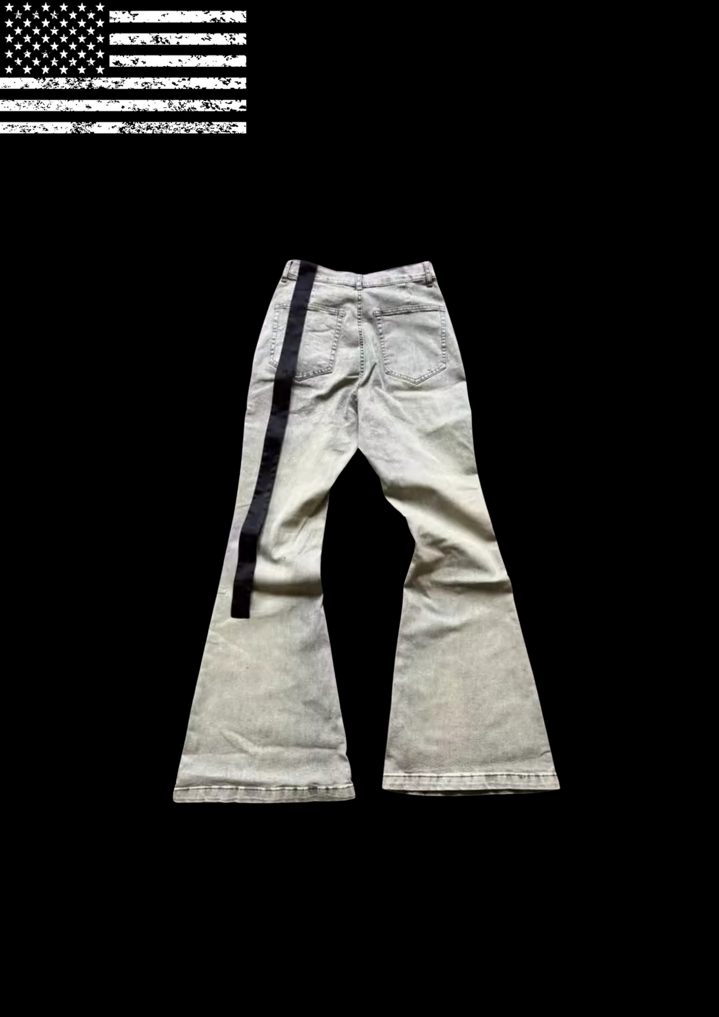 GREY N FLARED’ JEANS