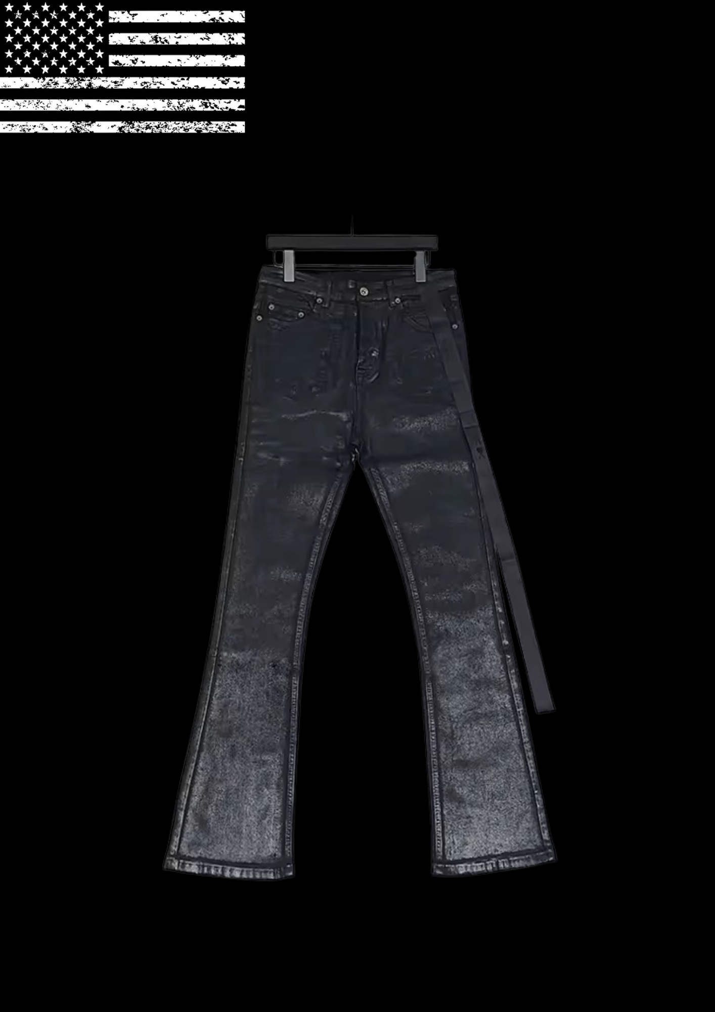 WAXED N FLARED’ JEANS 𖦏