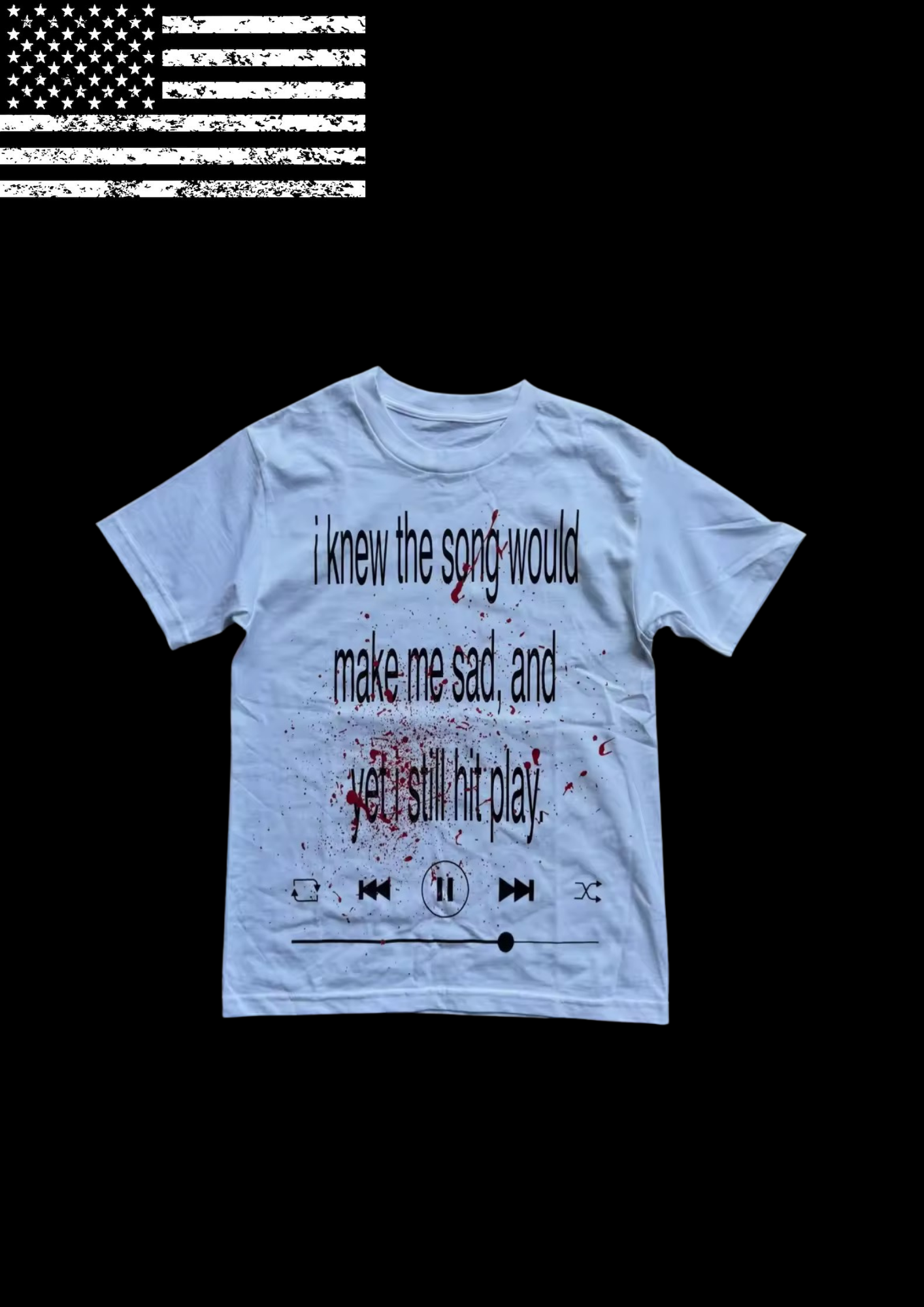 CURSED MUSỊC’ TEE 𖦏
