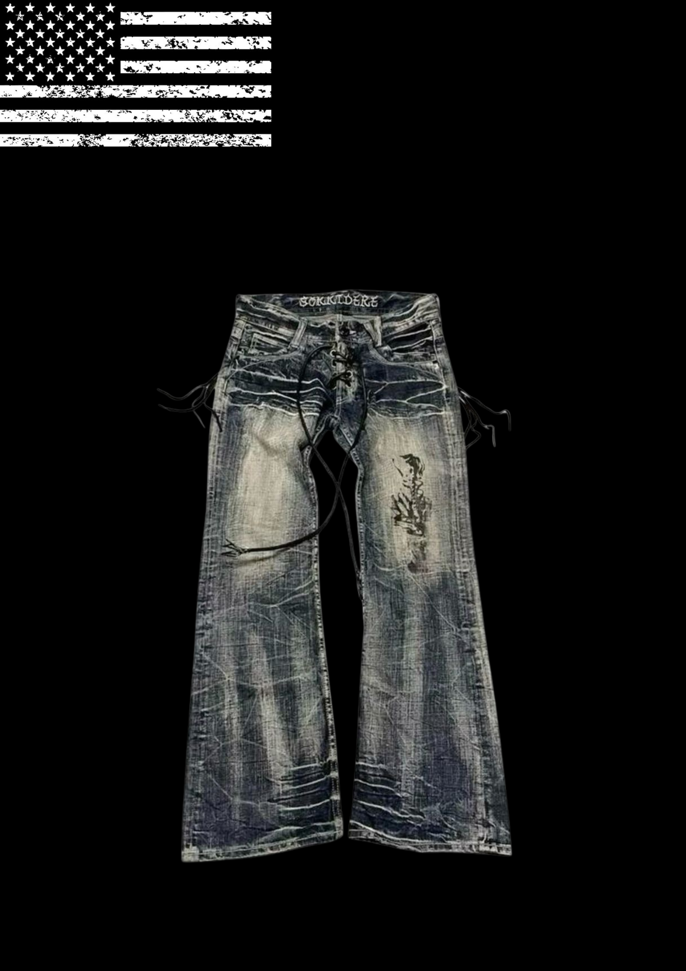 LXCED’ FLARED JEANS 𖦏