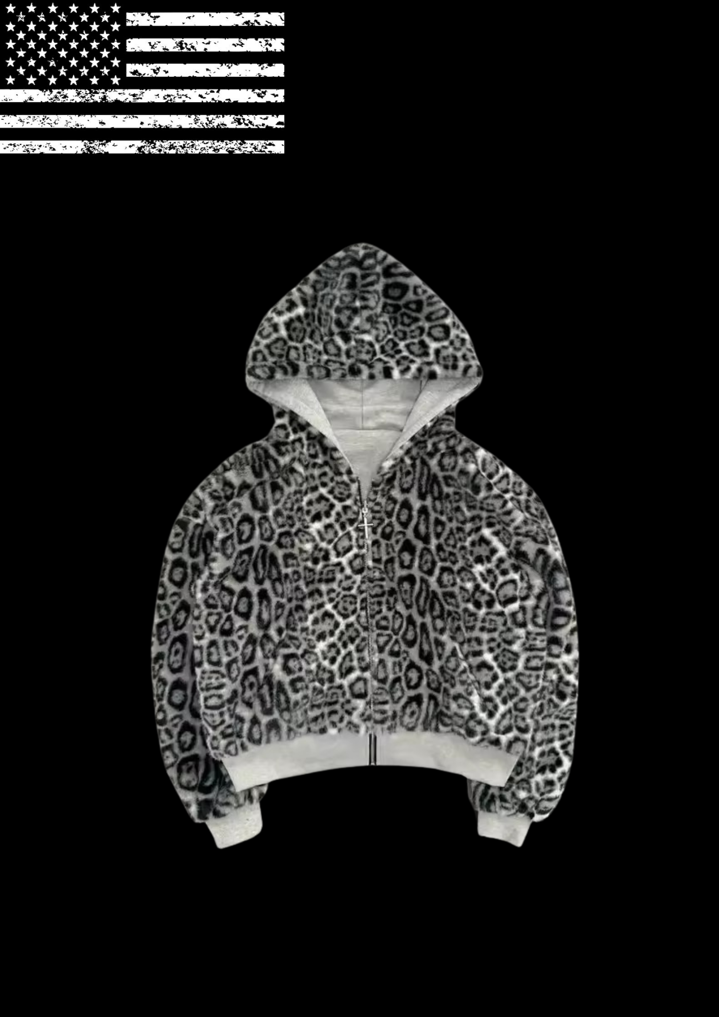 LEOPARD’ HOODIE 𖦏