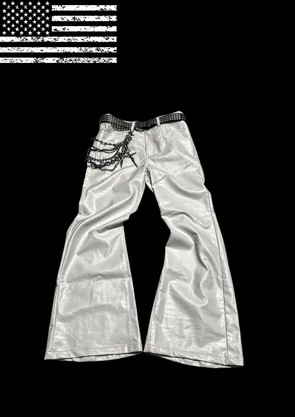 WHITE00’ FLARED JEANS 𖦏