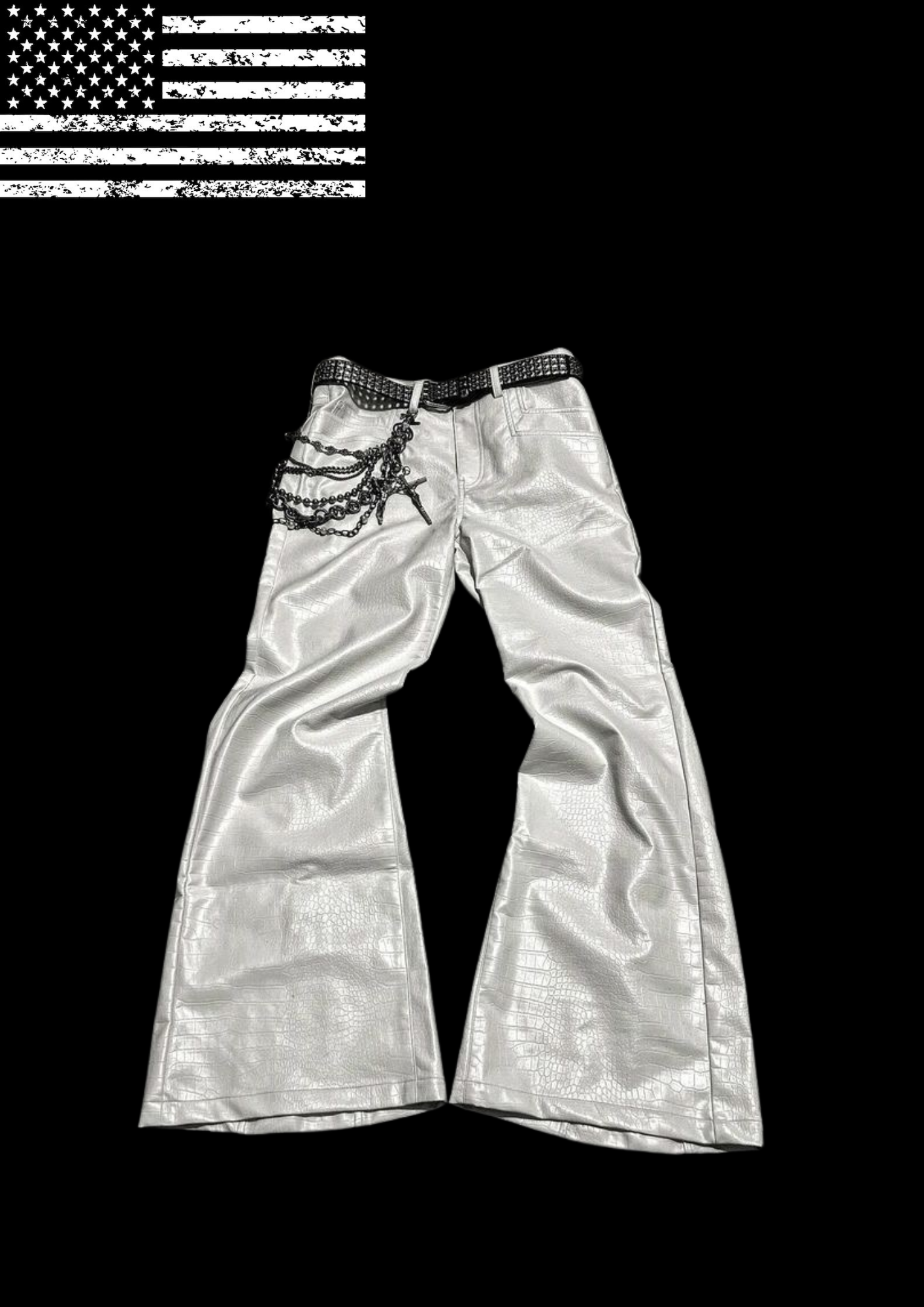 WHITE00’ FLARED JEANS 𖦏