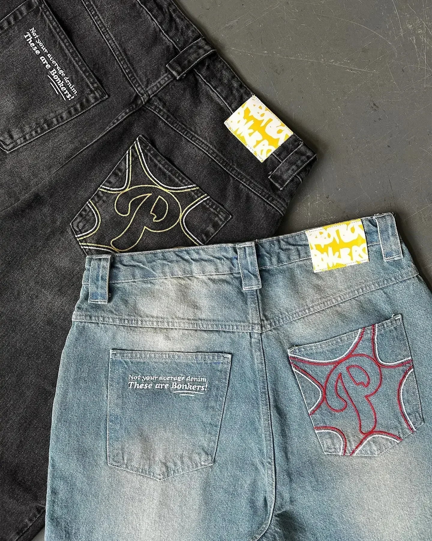 Streetwear Jeans Haft