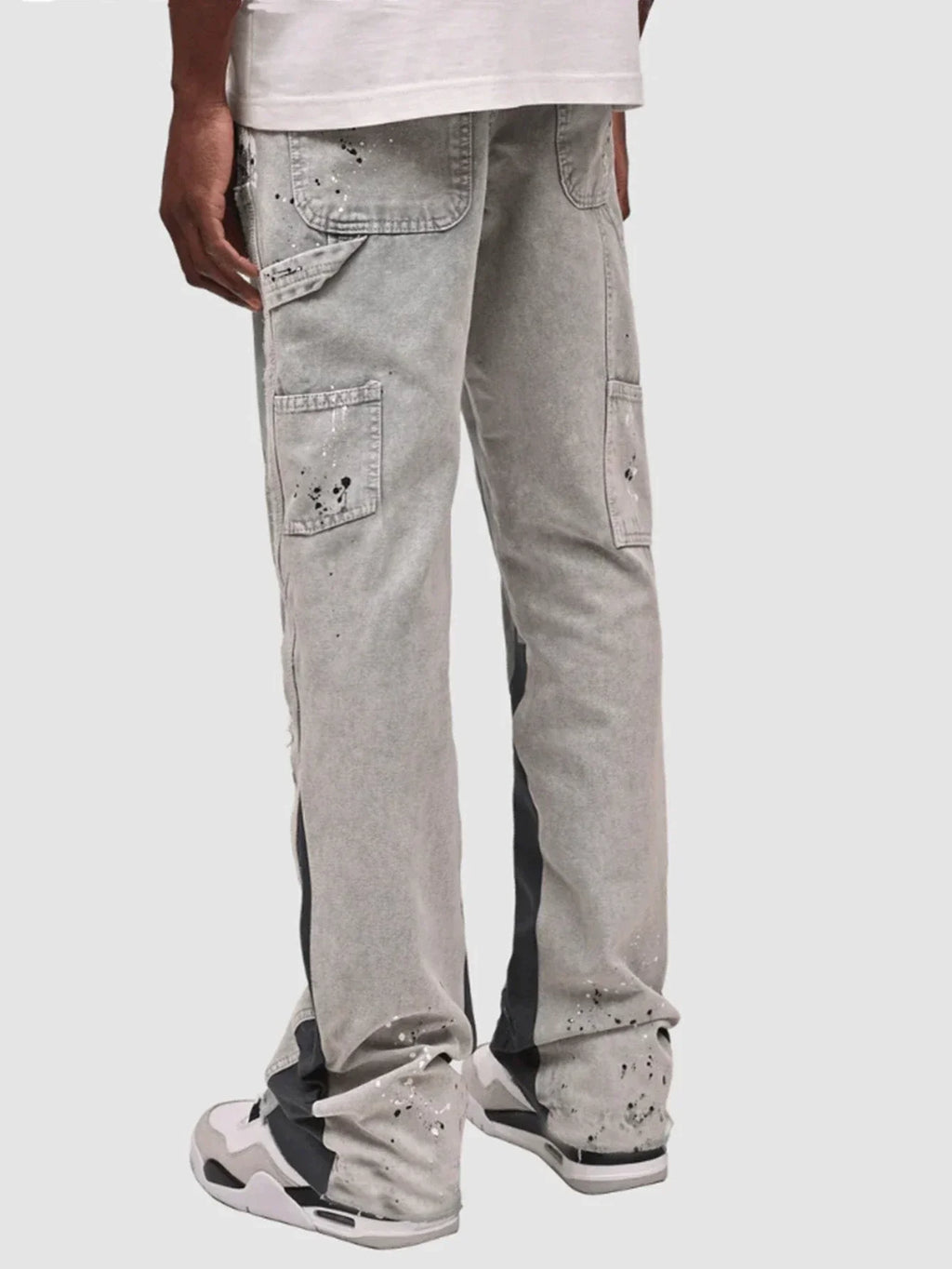 Męskie Flared Jeans Streetwear