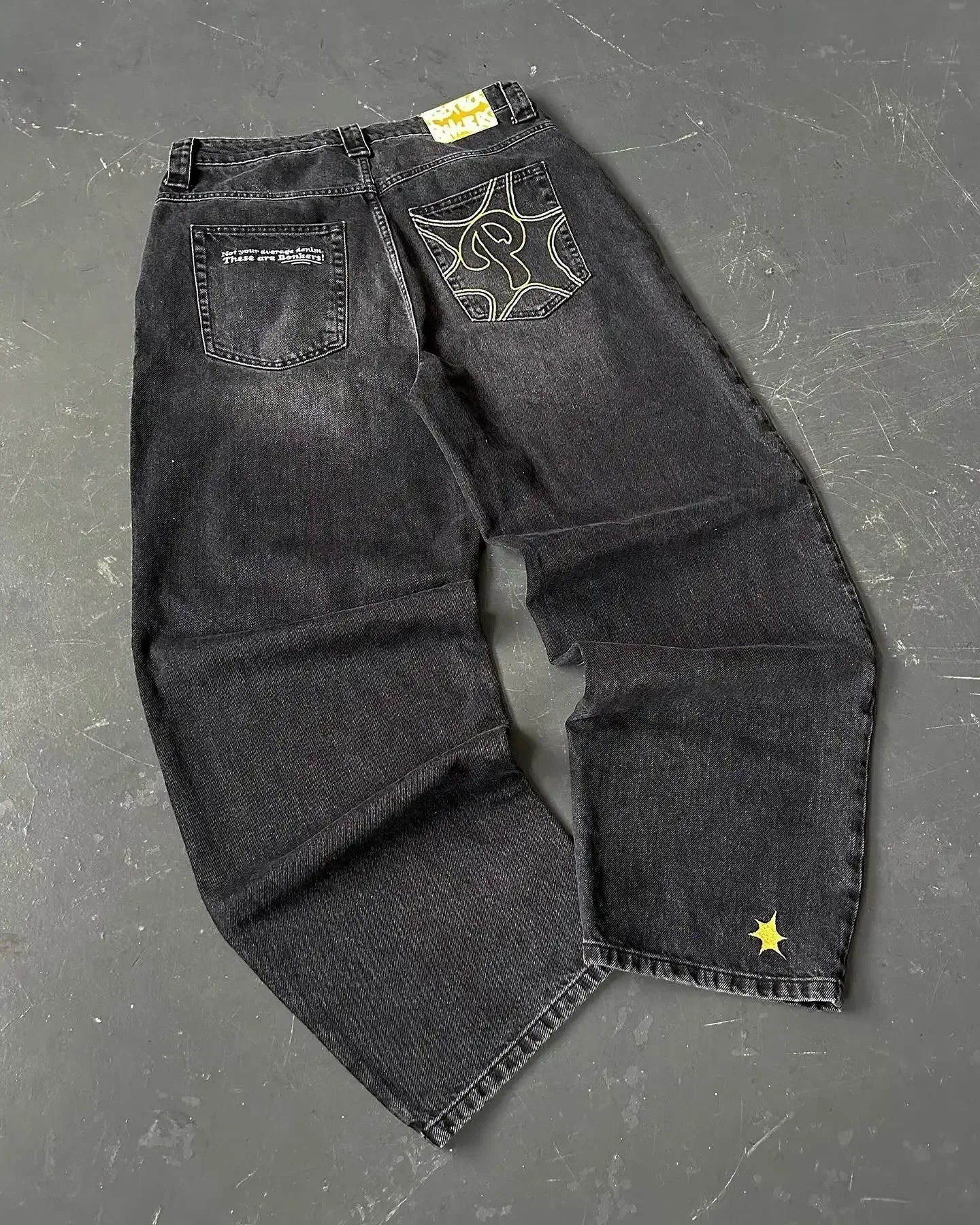 Streetwear Jeans Haft