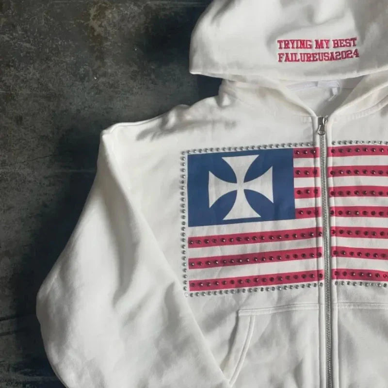 USA Bluza Biała