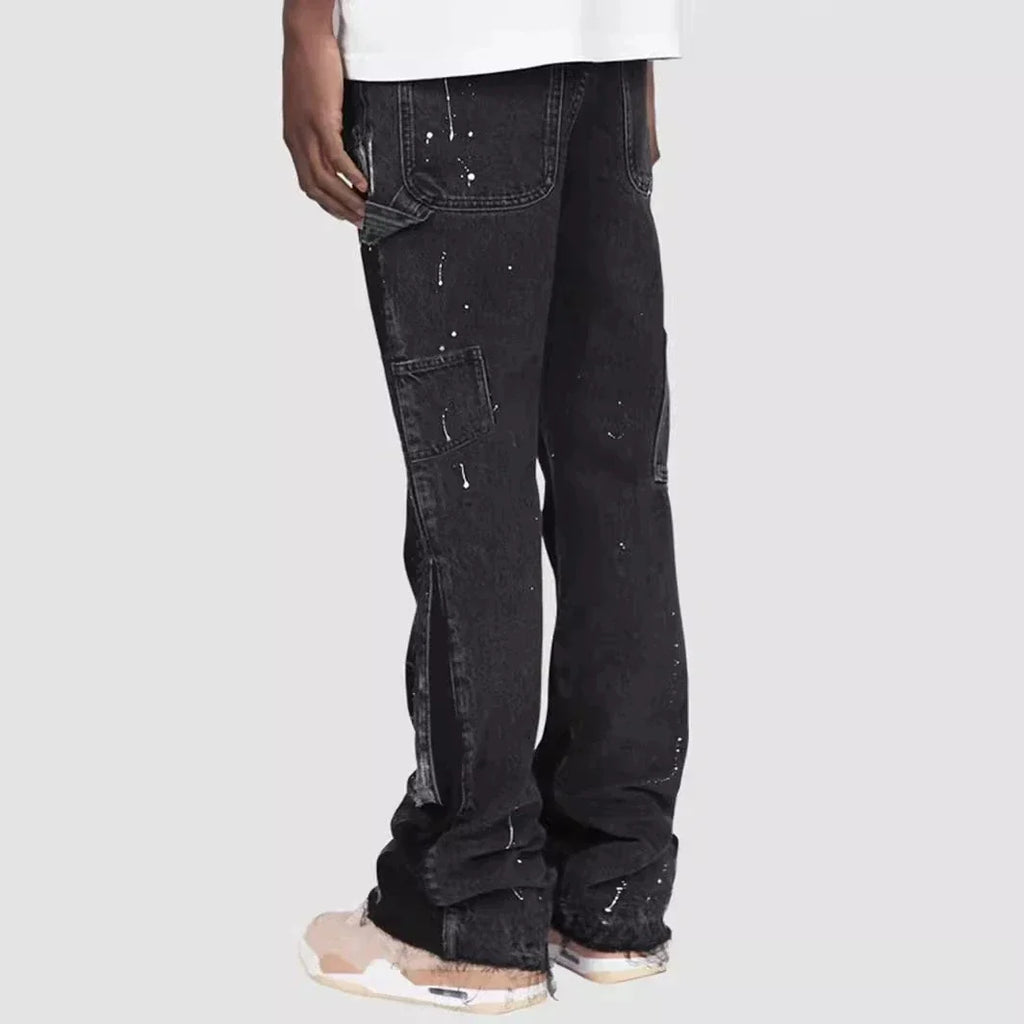 Męskie Flared Jeans Streetwear