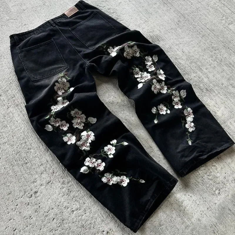 Baggy Jeans Y2K Cherry