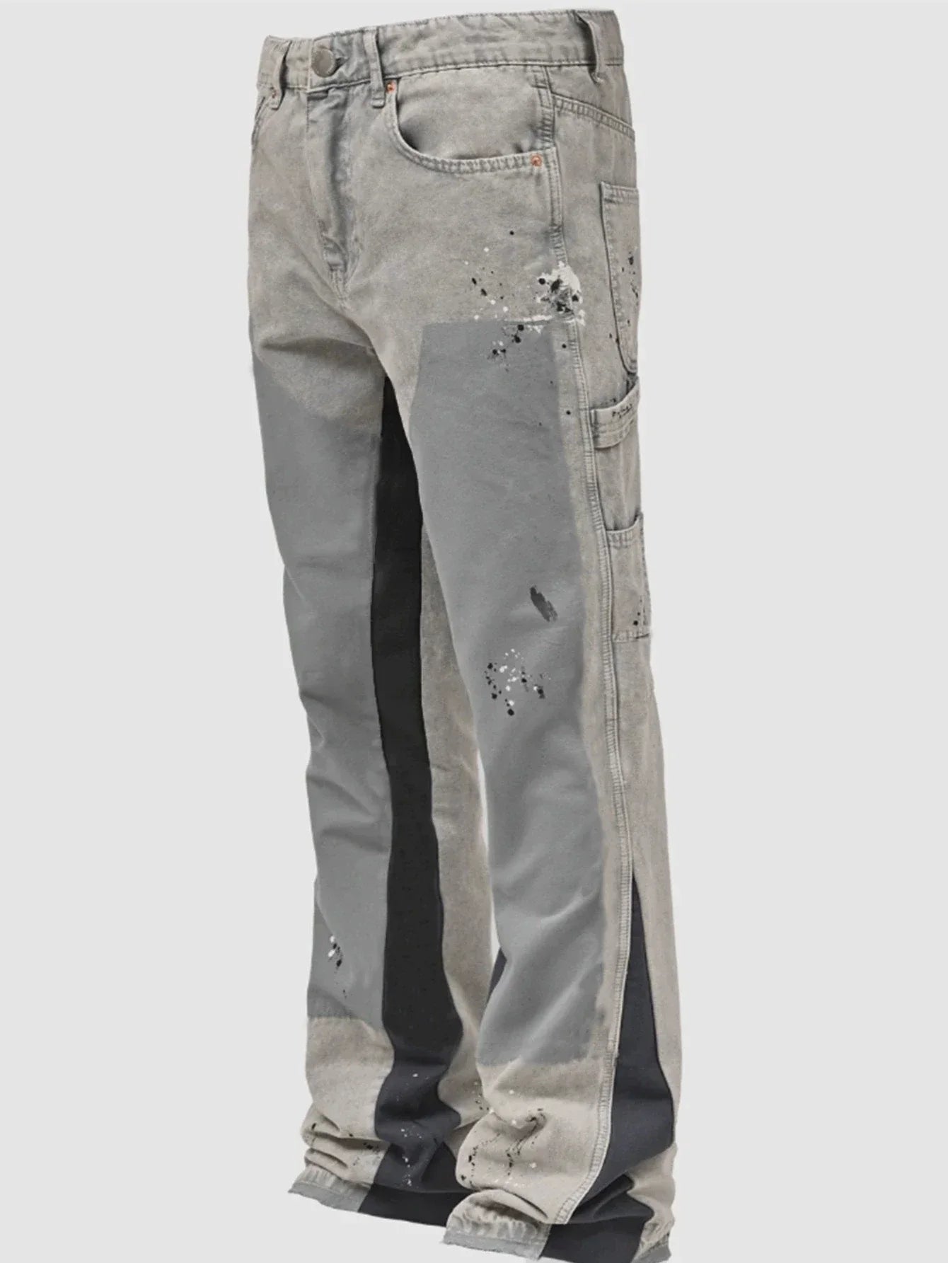 Męskie Flared Jeans Streetwear