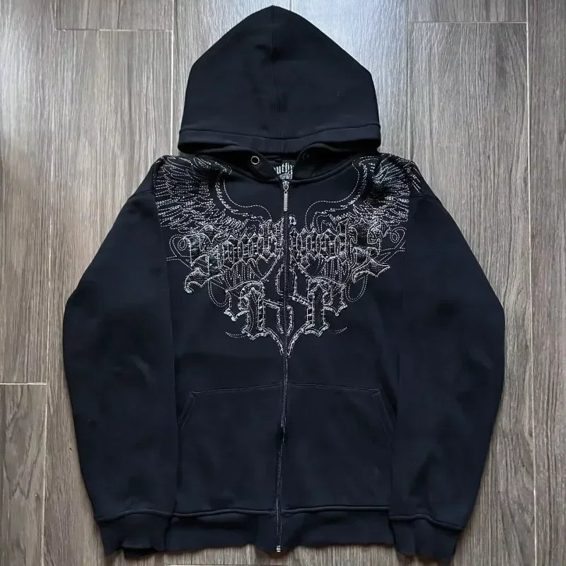 Gothic Y2K Bluza