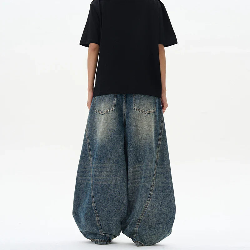 Vintage Blue Baggy Jeans Y2K