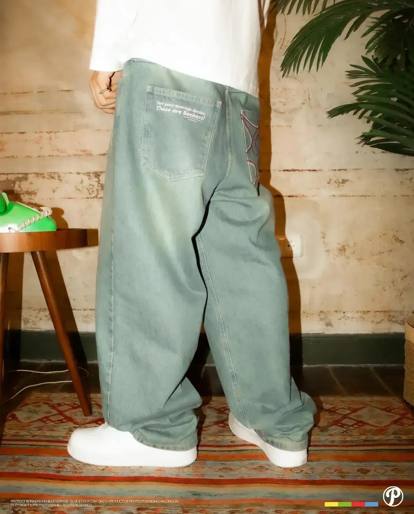 Streetwear Jeans Haft