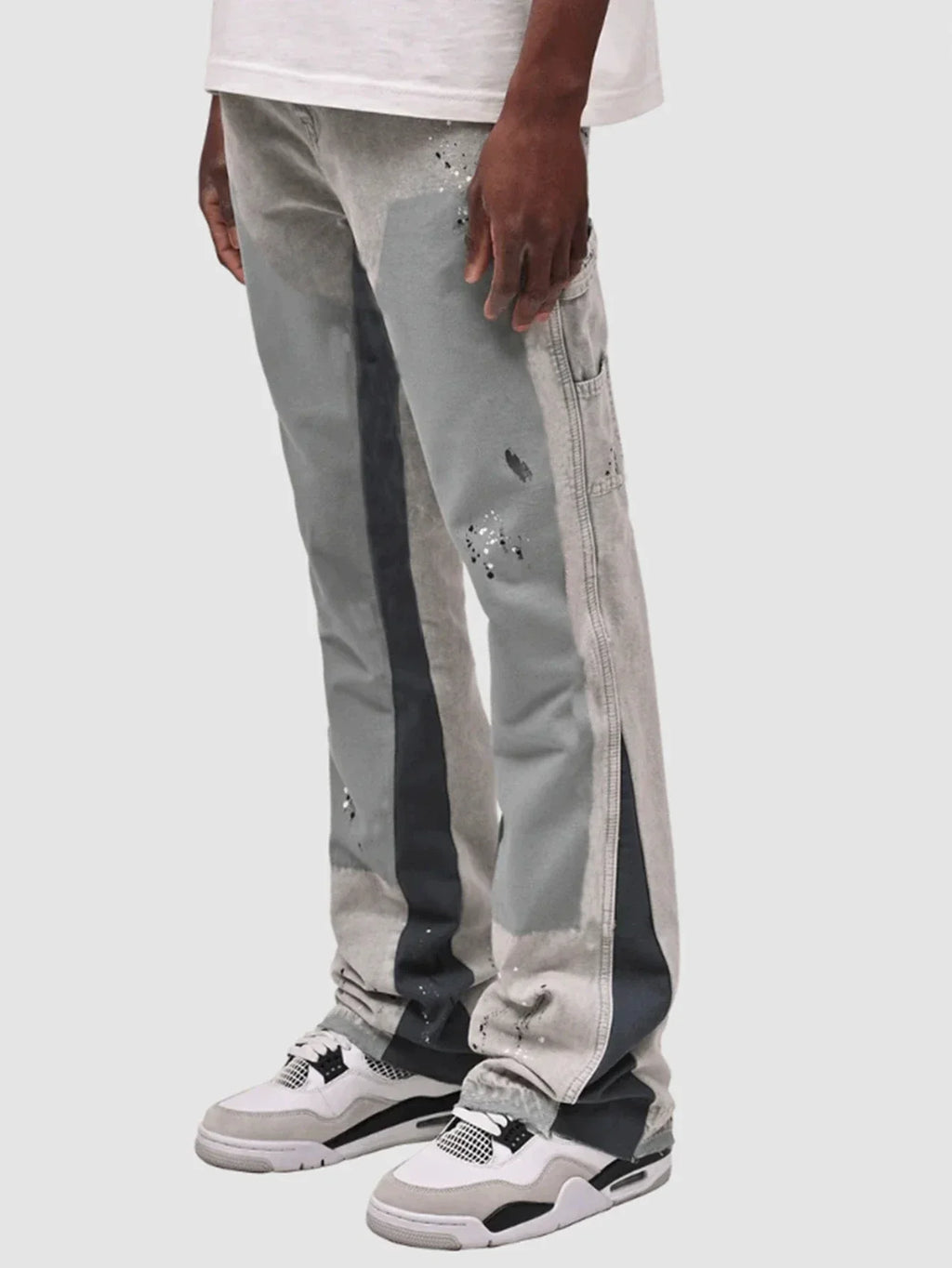 Męskie Flared Jeans Streetwear