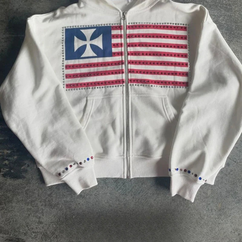 USA Bluza Biała