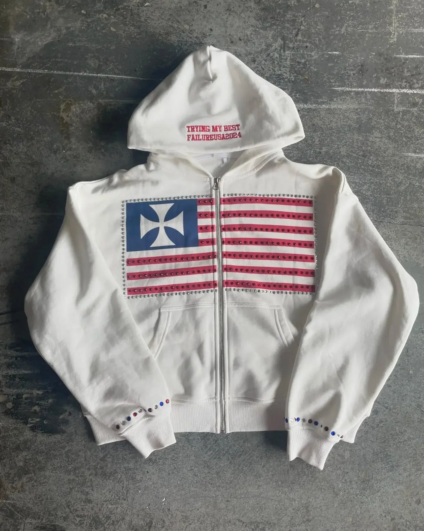 USA Bluza Biała