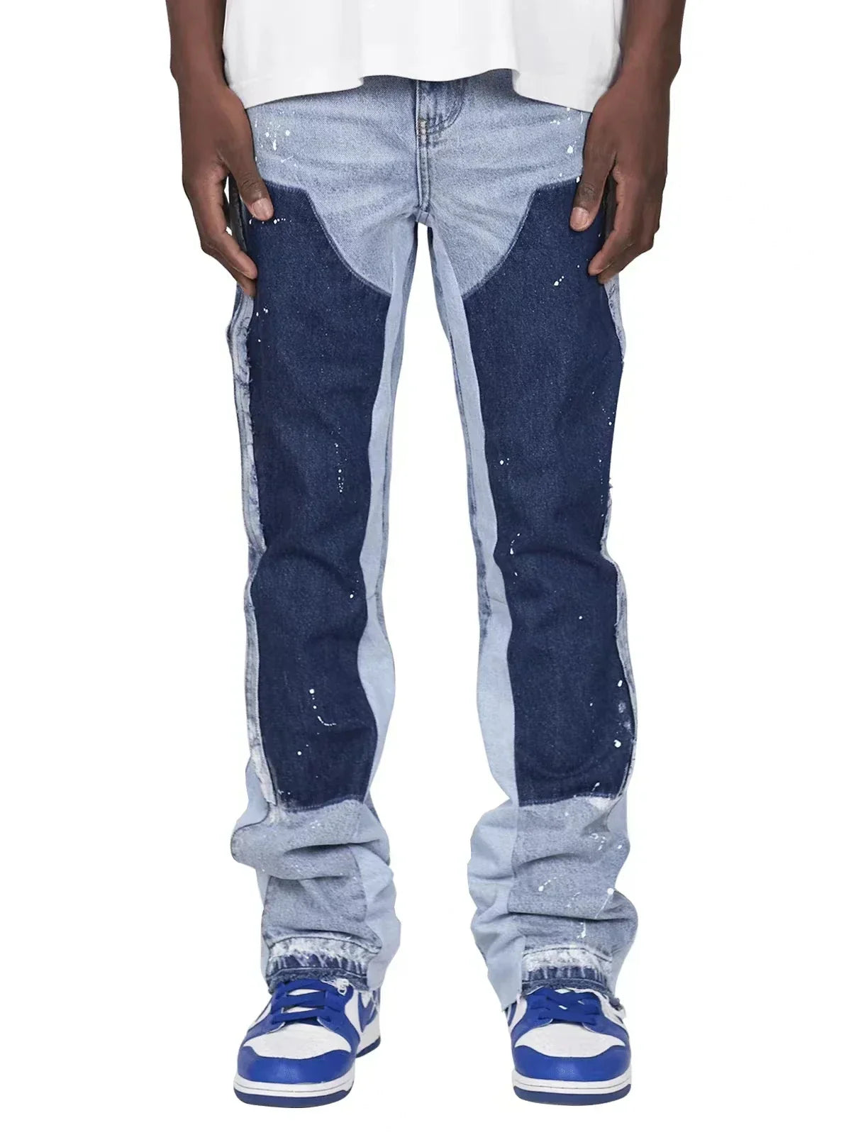 Męskie Flared Jeans Streetwear