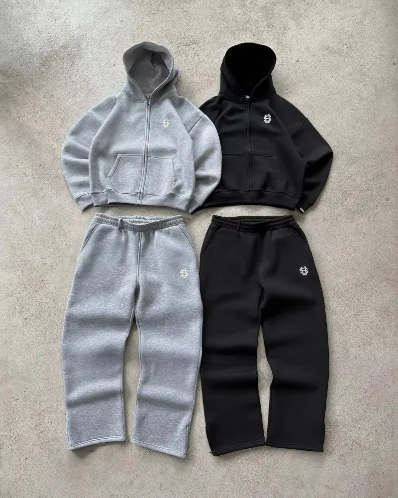 Komplet Dresowy Denim Streetwear