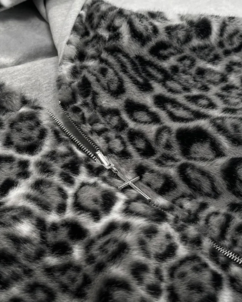 Leopard Y2K Bluzy