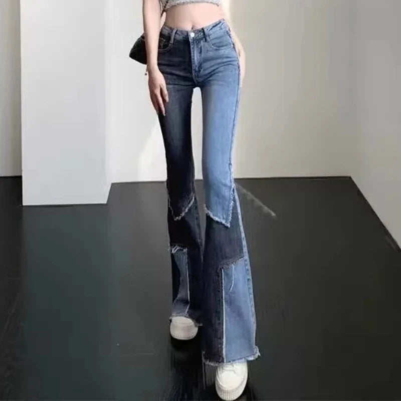 Damskie Flared Jeans