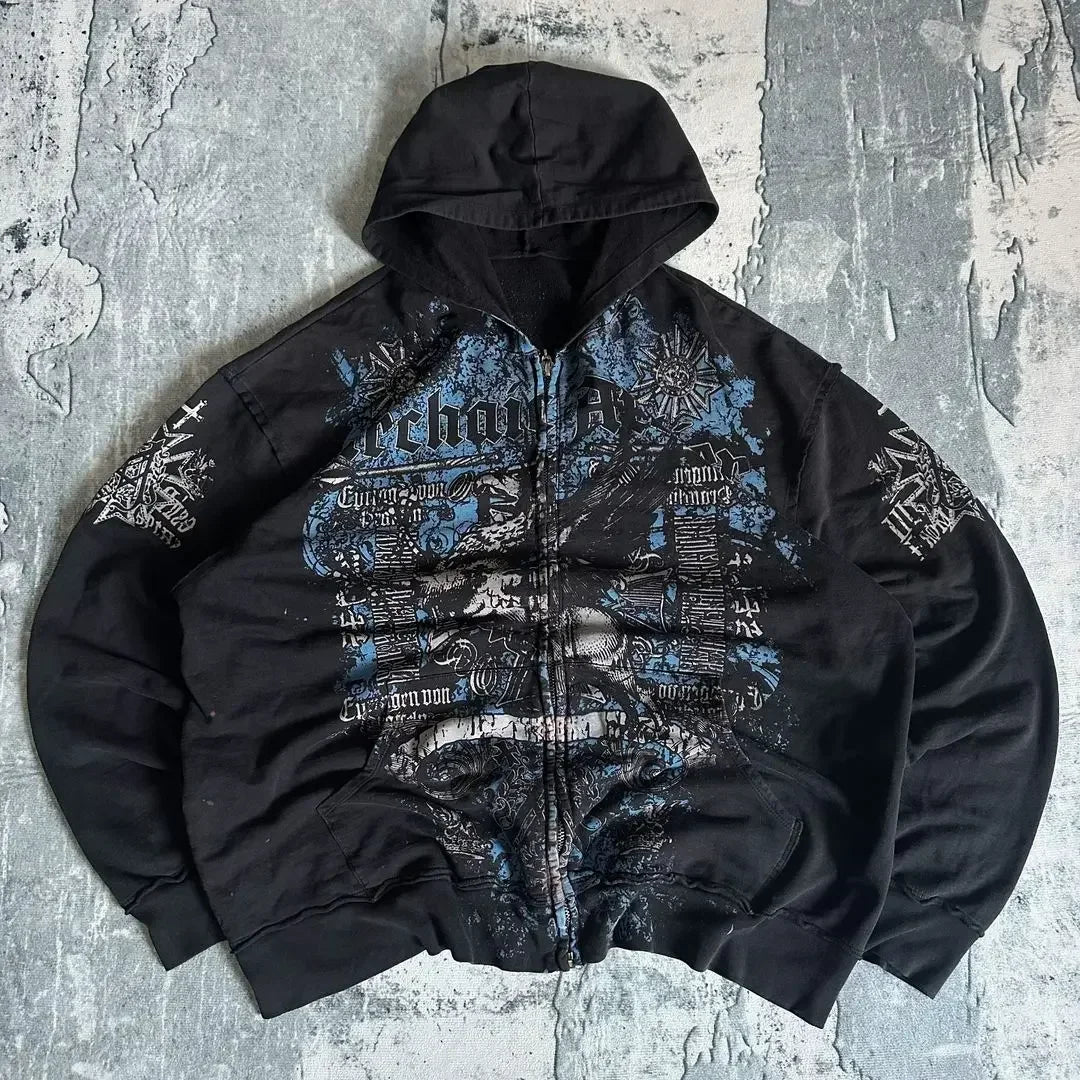 Gothic Y2K Bluza