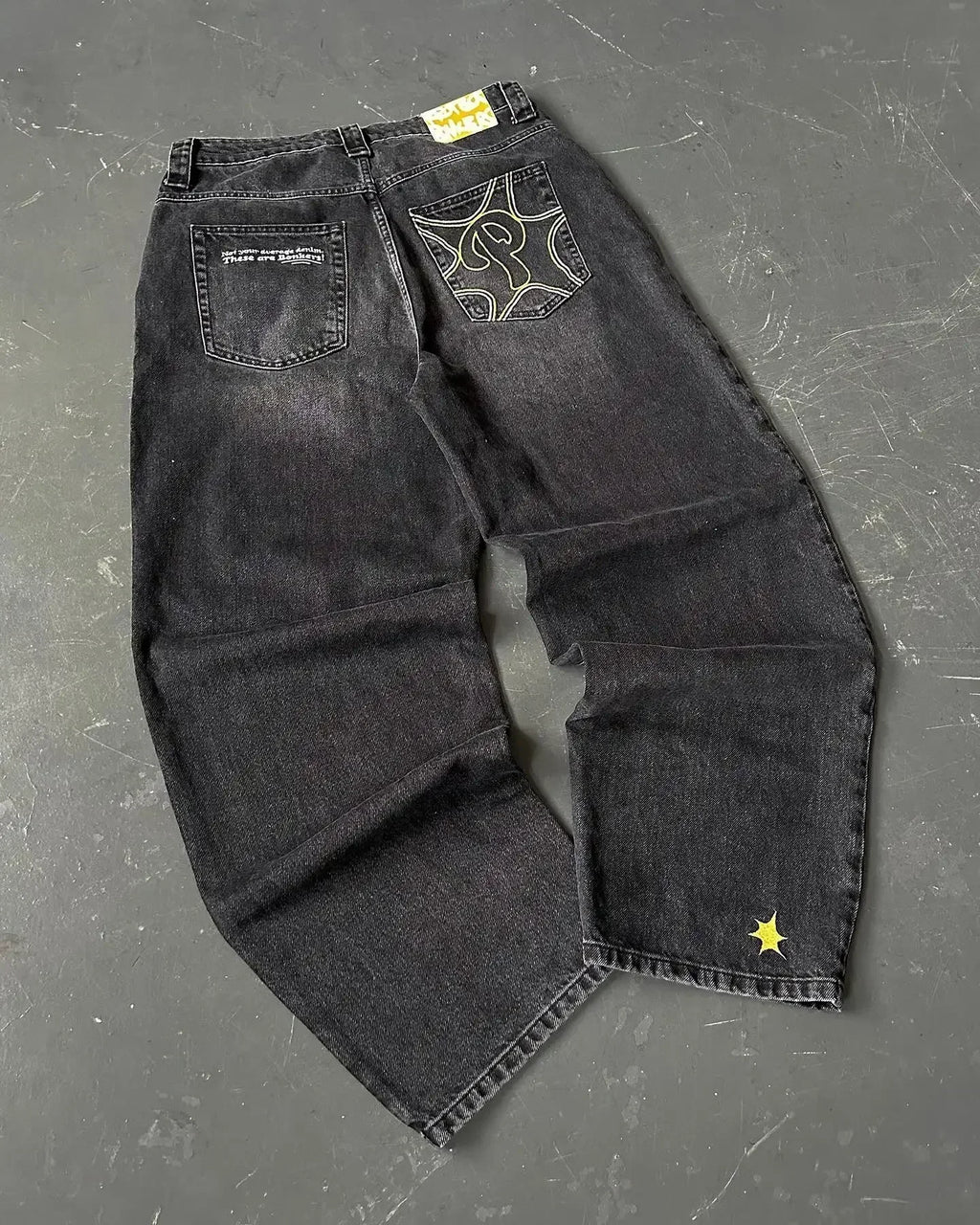 Streetwear Jeans Haft
