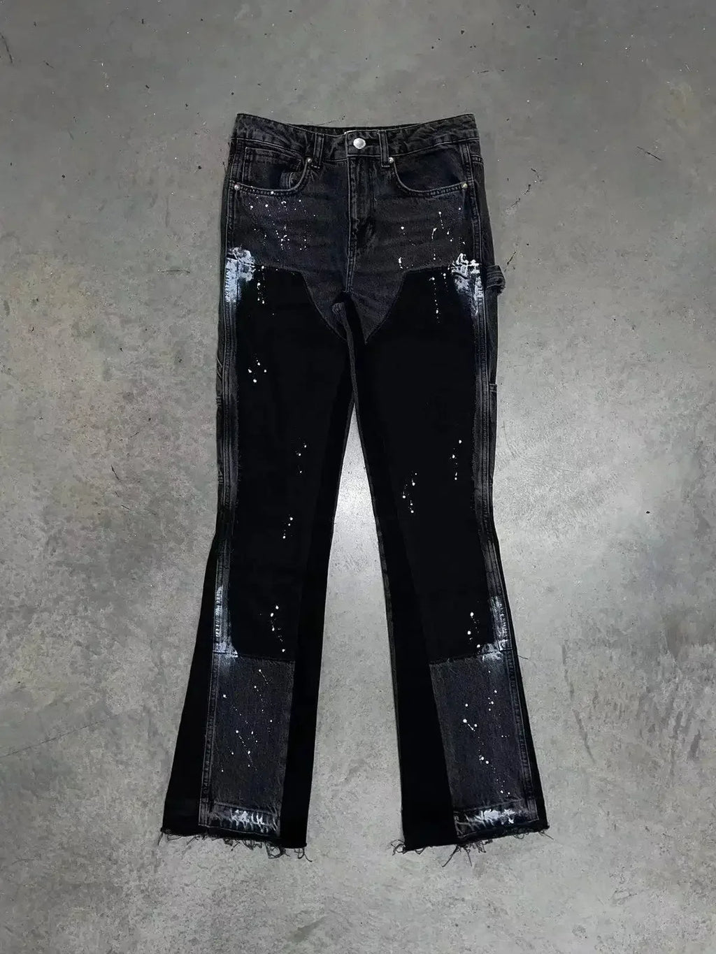 Męskie Flared Jeans Streetwear