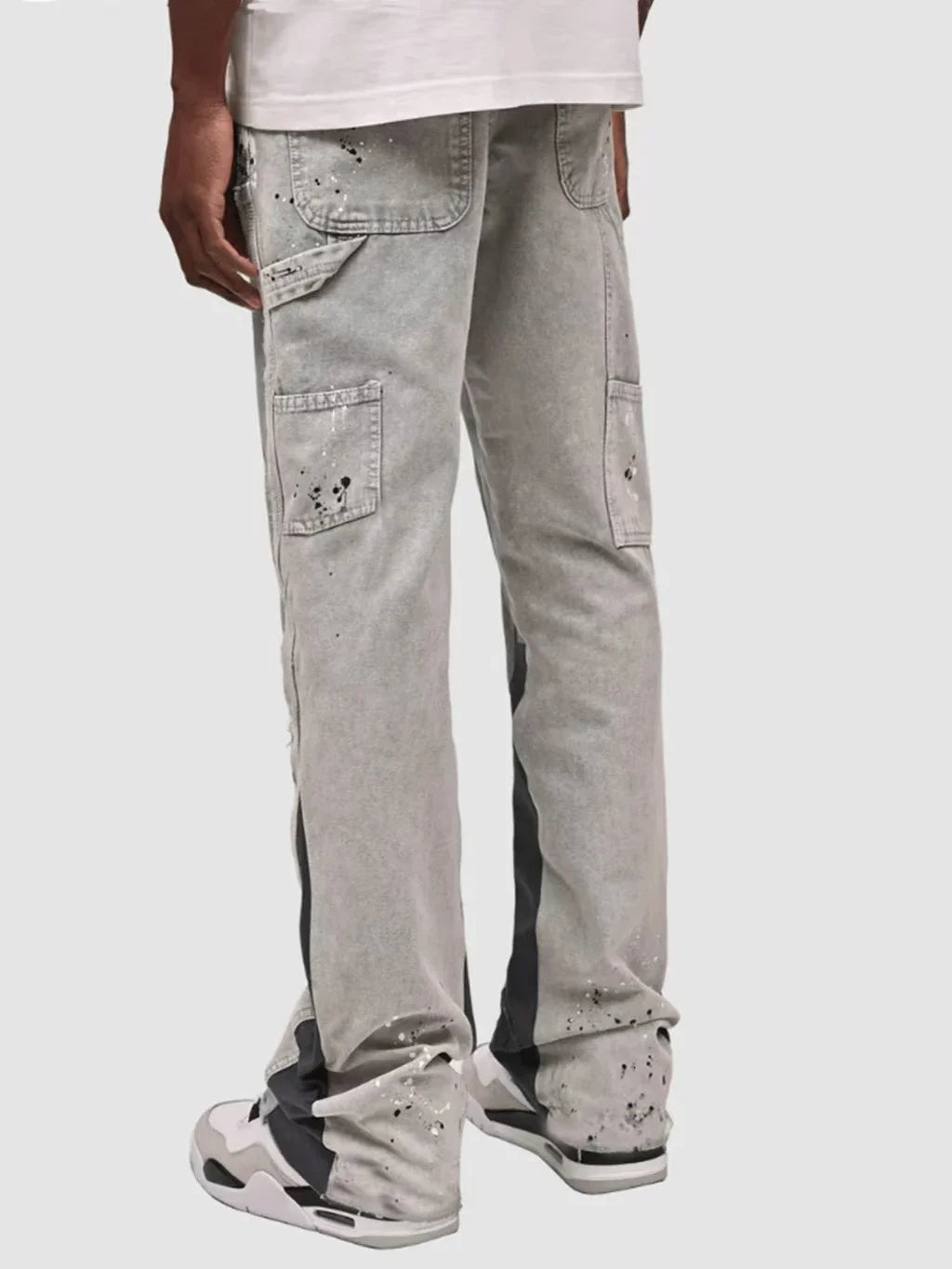 Męskie Flared Jeans Streetwear
