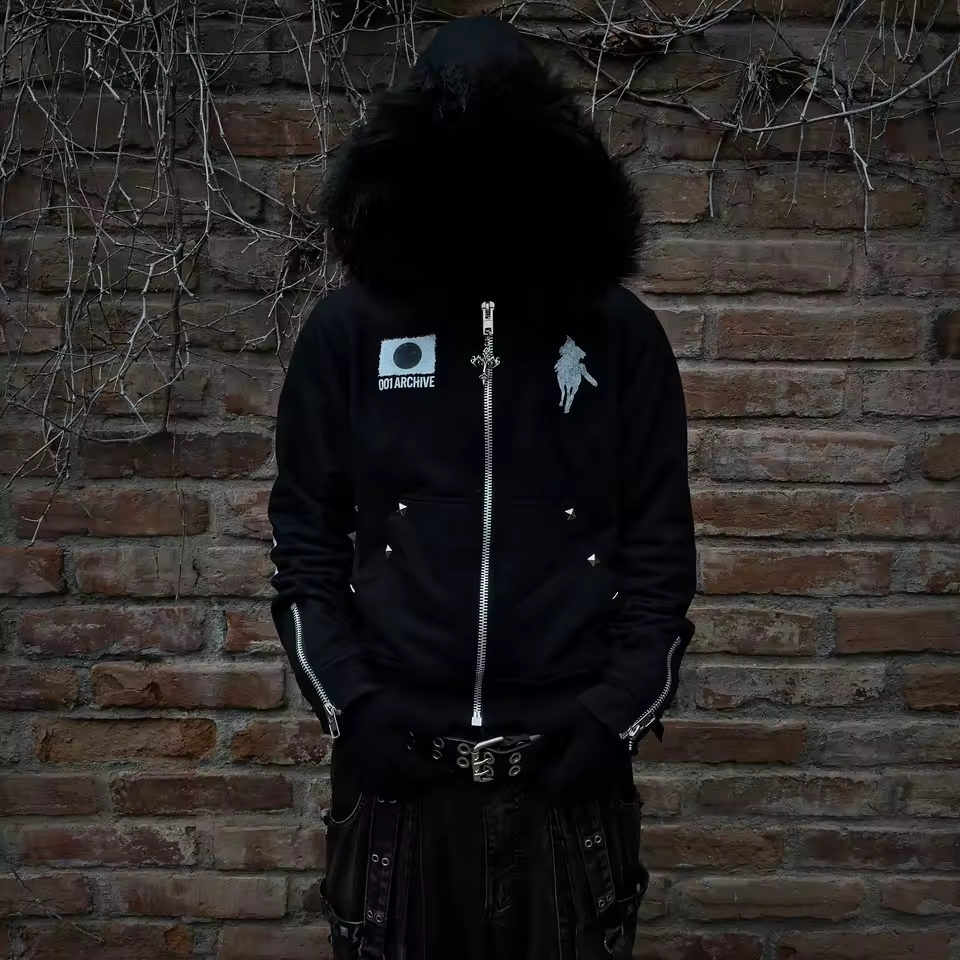 JXPAN FUR HOODIE